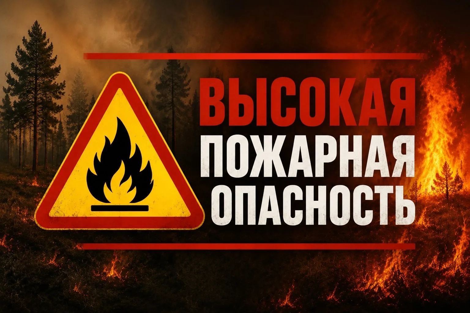 С 14-19 мая сохраняется высокая пожарная опасность